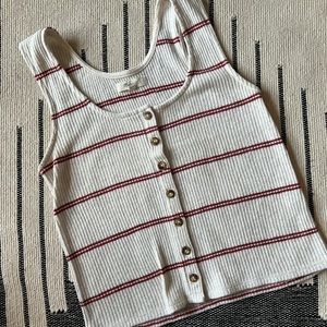 Madewell size small Sweater Button Front Tank